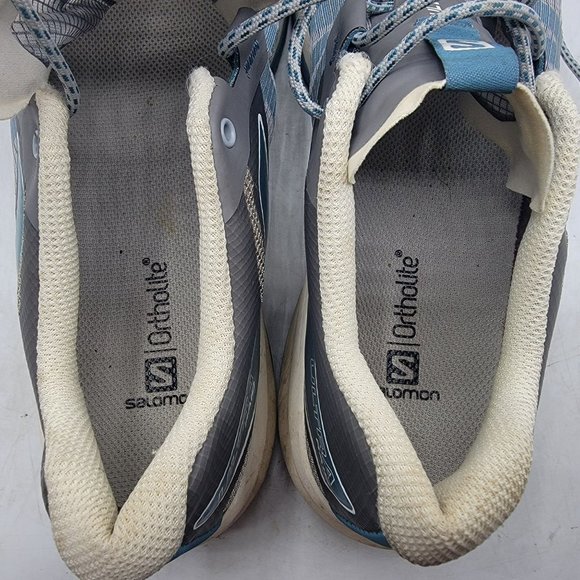 Salomon Ultra Raid Trail Run Quarry Mens 8.5 Trek Blue Gray Trail Shoes Hiking main image 7